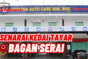 Bengkel kereta di Bagan Serai, Malaysia