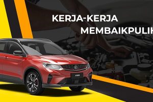 Bengkel kereta di Kampung Pasir Gudang Baru, Malaysia