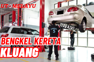Bengkel kereta di Kluang, Malaysia